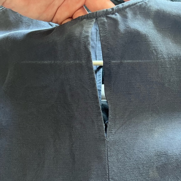 Anthropologie First Monday Blue Shorts Romper - Picture 5 of 6